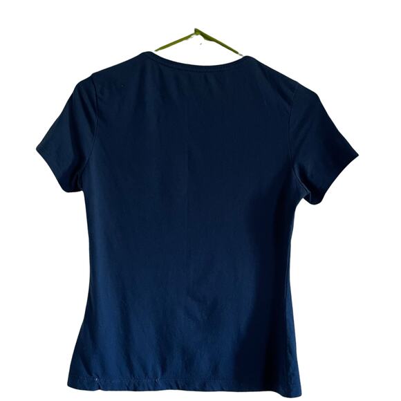 3/$15 Women’s Cuidado Con el Perro Blue T Shirt - Picture 4 of 4